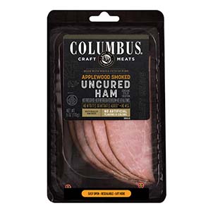 COLUMBUS® Sliced Applewood Ham, 12/6 oz. • Hormel Foodservice